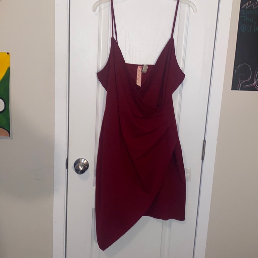 Malibu Gypsy Short sexy mini dress size XL  color: Sangria
